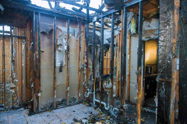 Professional Soot Cleanup technician working in Parkville, MD
